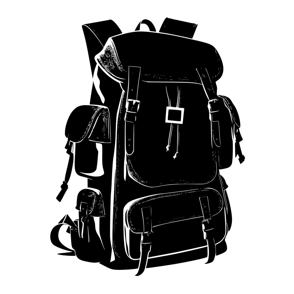 School Backpack Svg/backpack Clipart/backpack Svg/backpack Silhouette/ backpack Cricut Cut Files/clip Art/digital Download Designs/svg 