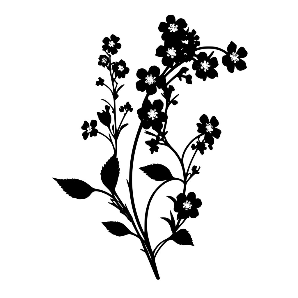 Flowers SVG File: Instant Download for Cricut, Silhouette, Laser Machines