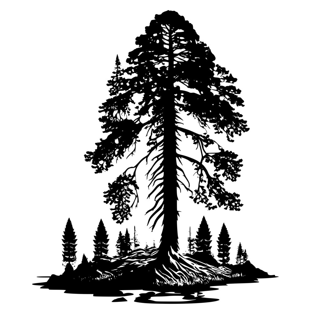 Sequoia Tree SVG File Instant Download For Cricut Silhouette Laser sequoia-tree-svg-file-instant-download-for-cricut-silhouette-laser