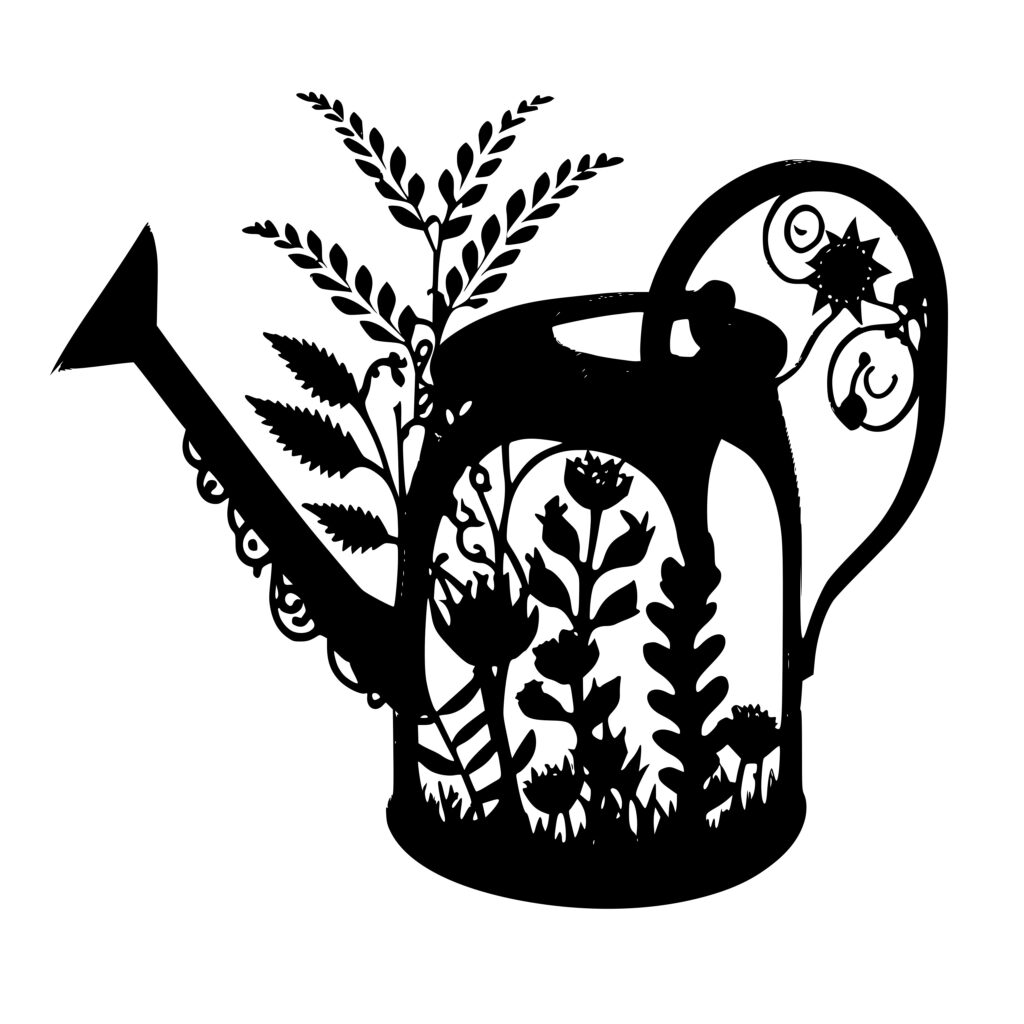 Garden Watering Can SVG File: Instant Download for Cricut, Silhouette