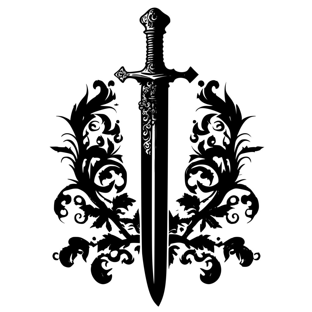 SVG Instant Download: Pirate Sword for Cricut, Silhouette, and Laser