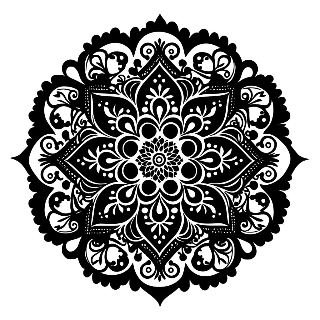 Rangoli SVG Image File for Cricut, Silhouette, Laser Machines