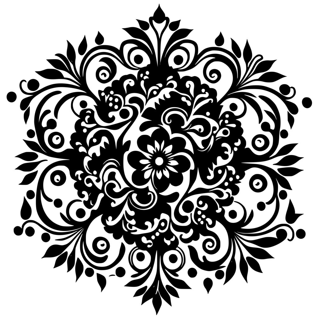 Rangoli SVG File for Cricut, Silhouette, Laser Machines - Holidays