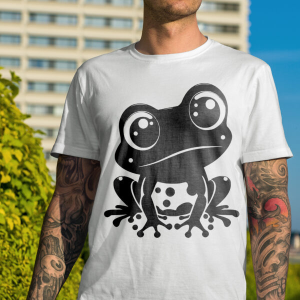 Baby Frog Cute Animal Gamer PNG & SVG Design For T-Shirts