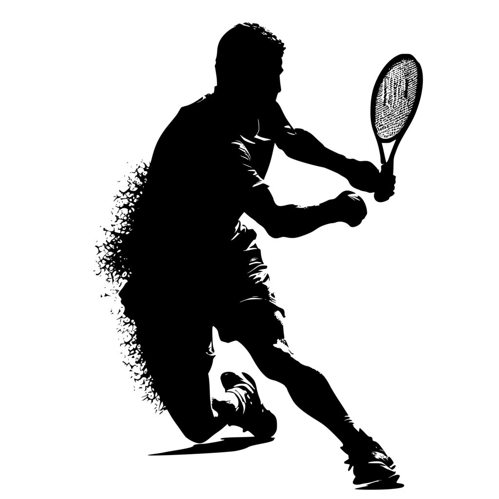 Backhand Badminton SVG File: Instant Download for Cricut, Silhouette, Laser