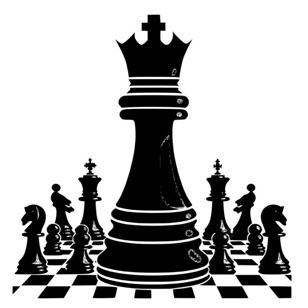 Laser Cut Chess Game SVG File Free Download 