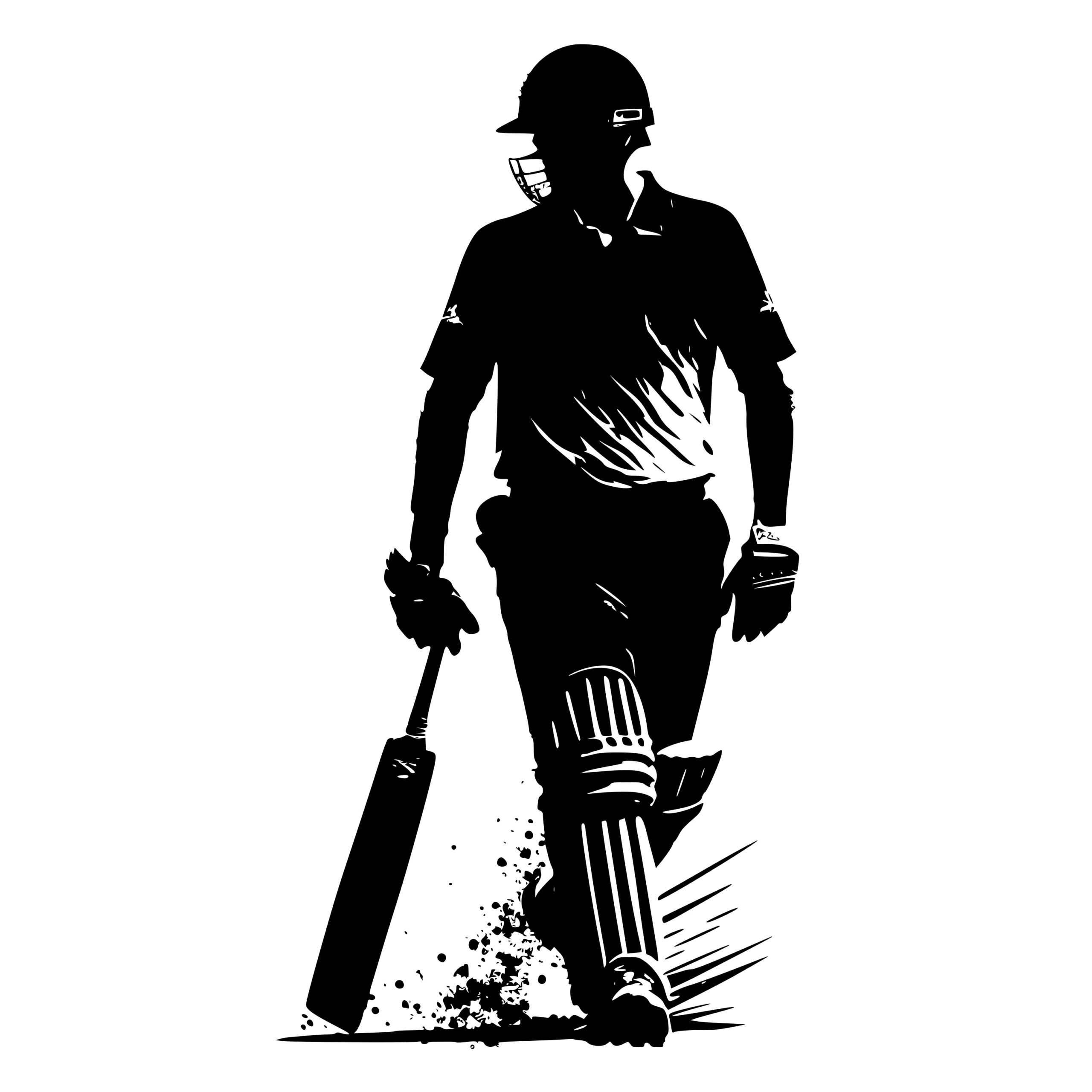 Cricketer Accessories Stock Illustrations – 22 Cricketer