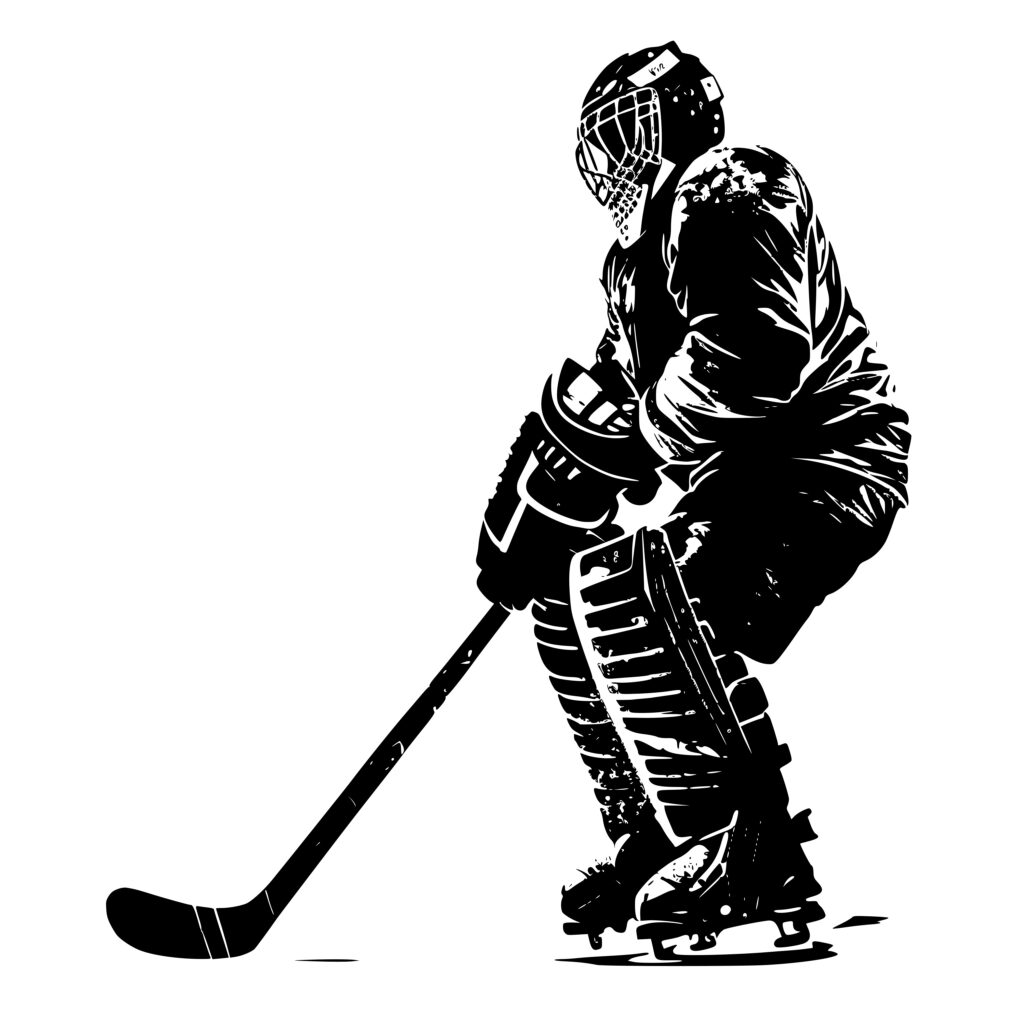 Ice Hockey Goalie Svg File For Cricut Silhouette Laser Machines