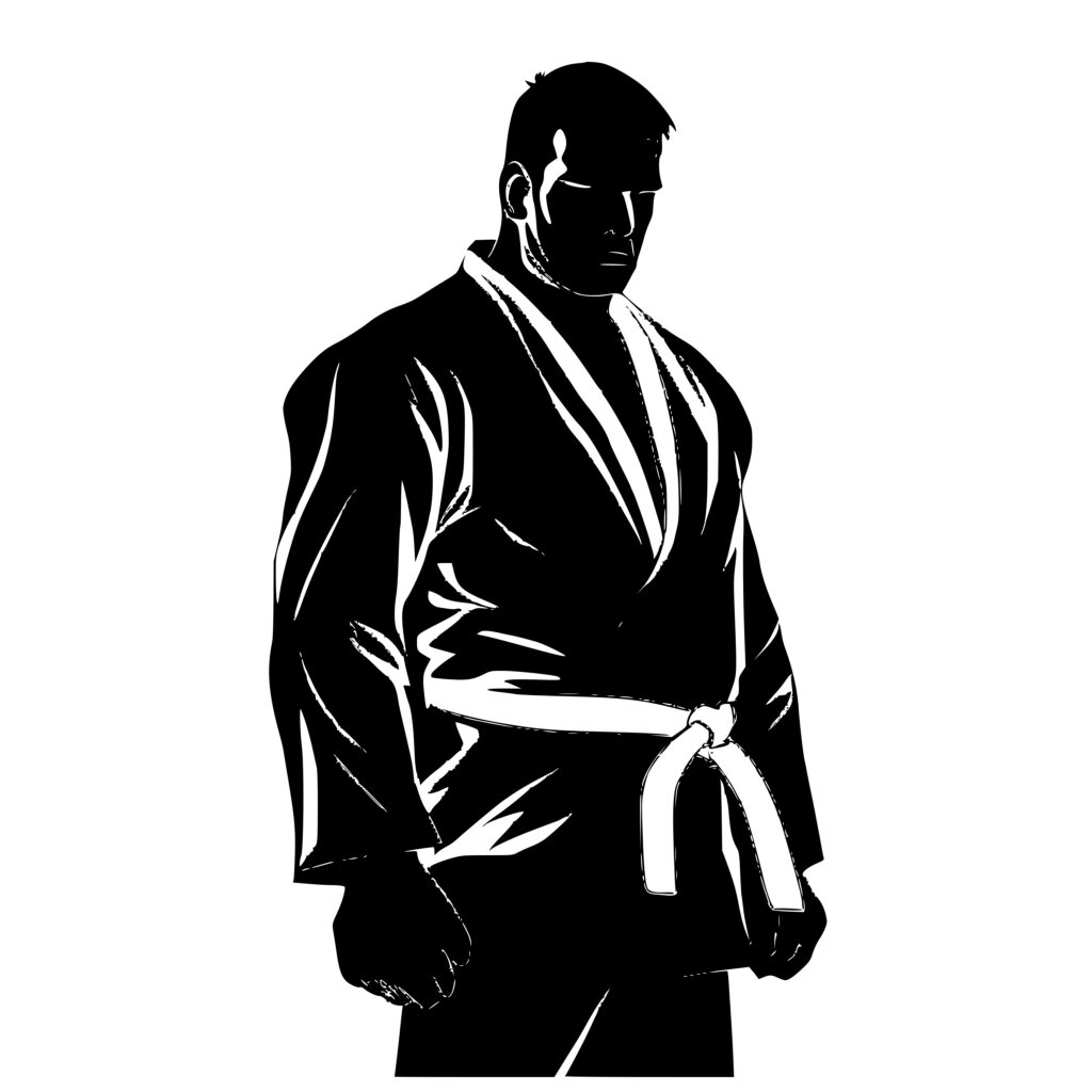 Strong Judo Fighter SVG File for Cricut, Silhouette, Laser Machines