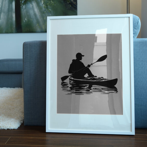 Kayaking SVG File: Instant Download for Cricut, Silhouette, Laser Machines