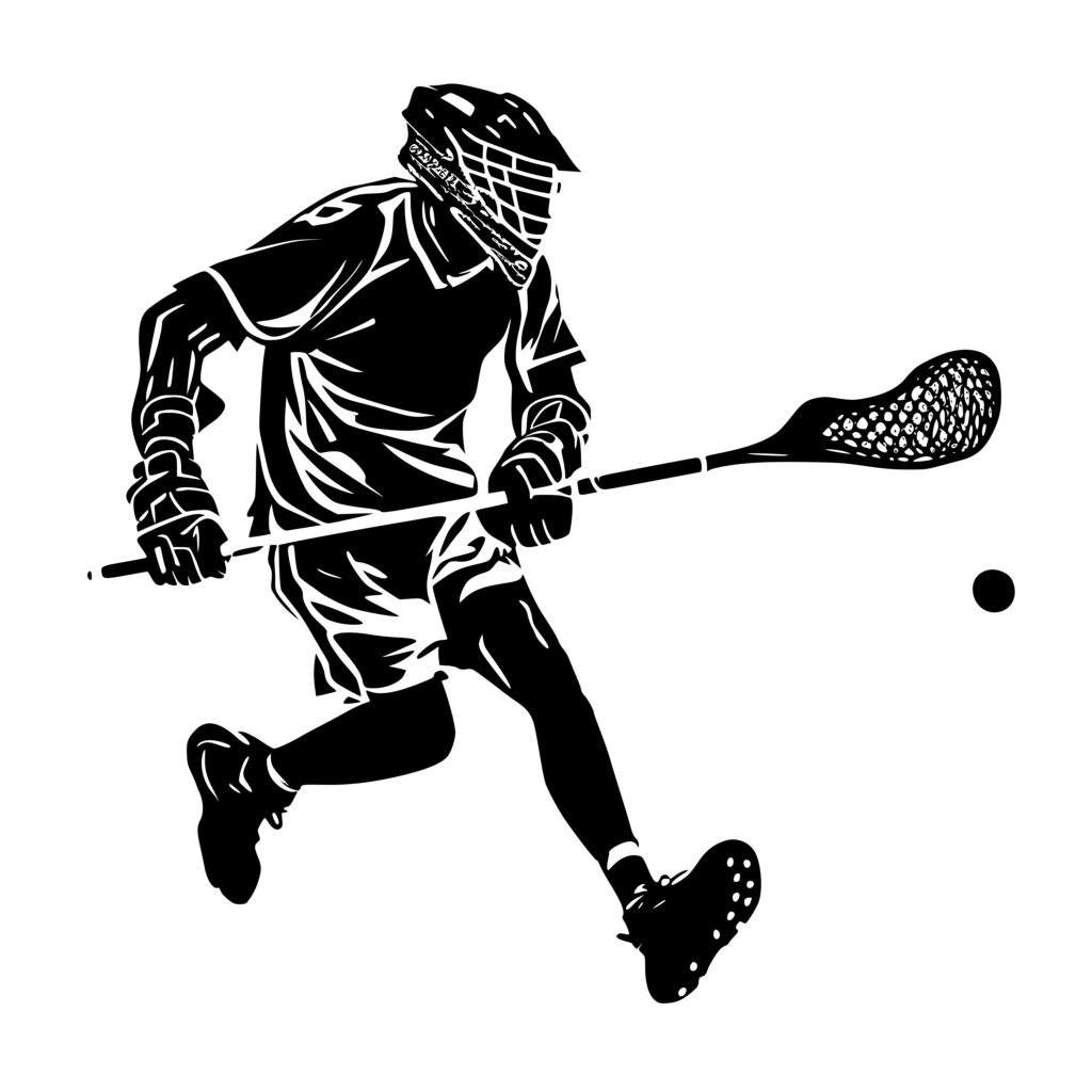 Lacrosse Player SVG Image | Instant Download for Cricut, Silhouette, Laser