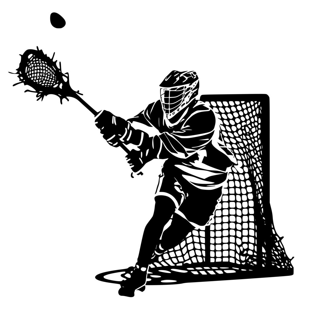 Lacrosse Goalie SVG File: Instant Download for Cricut, Silhouette and ...