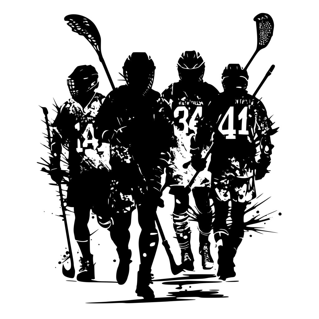 Lacrosse Team SVG File for Cricut, Silhouette, Laser Machines