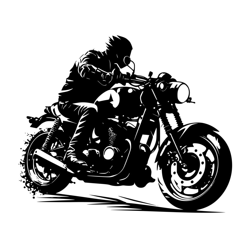 Motorcycle SVG File for Cricut, Silhouette, Laser Machines Instant Download