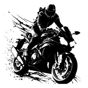 Adrenaline Junkie on Motorcycle