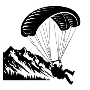 Paragliding In Mountains