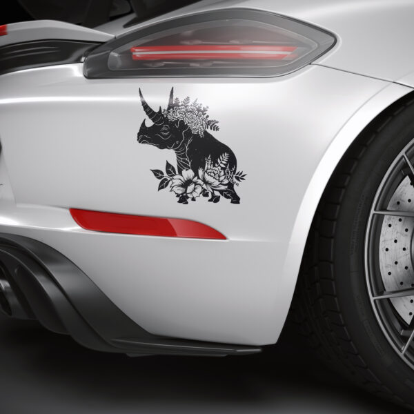 314_Triceratops_with_a_crown_of_flowers_9454-transparent-car_sticker_1.jpg