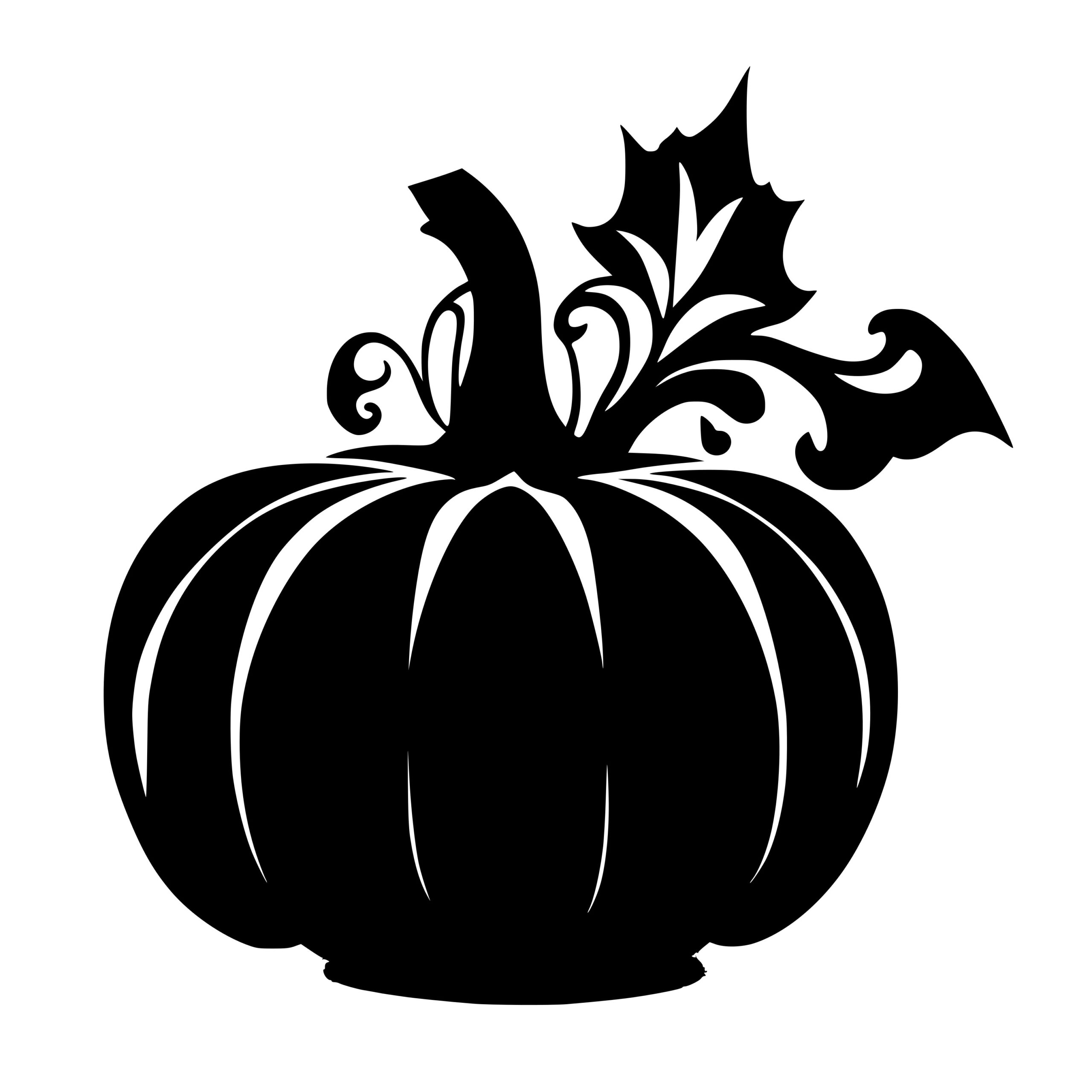 Halloween Pumpkin Tags SVG for Cricut, Silhouette, Laser Machines