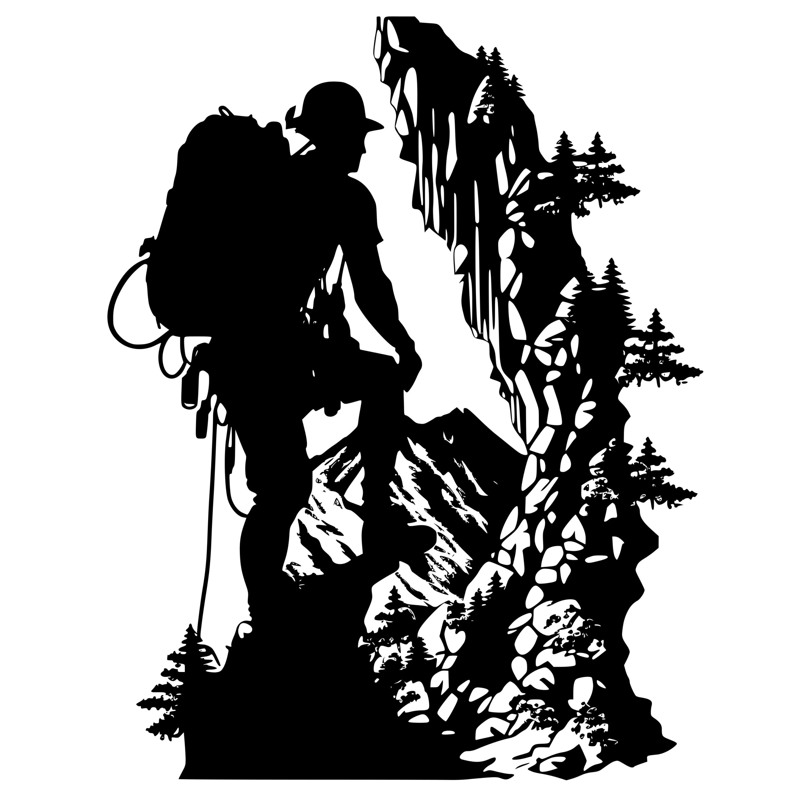 Rock Climbing Trip SVG File for Cricut, Silhouette, Laser Machines