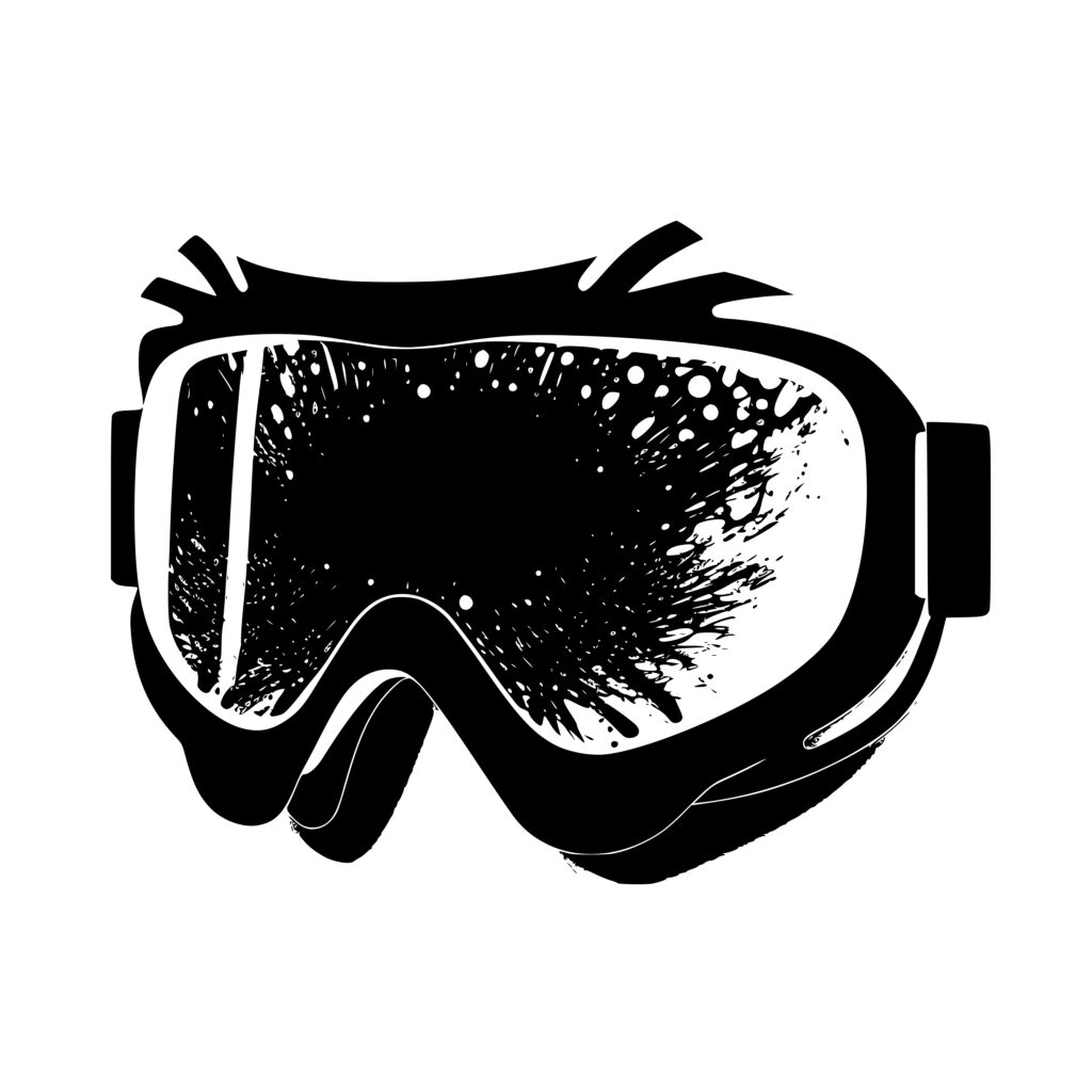 Snowboard Goggles SVG Image for Cricut, Silhouette, Laser Machines