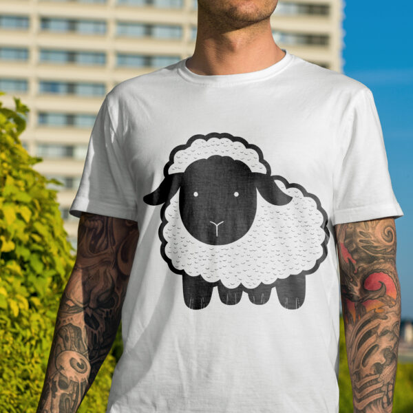 Playful Sheep SVG Image for Cricut, Silhouette, and Laser Machines