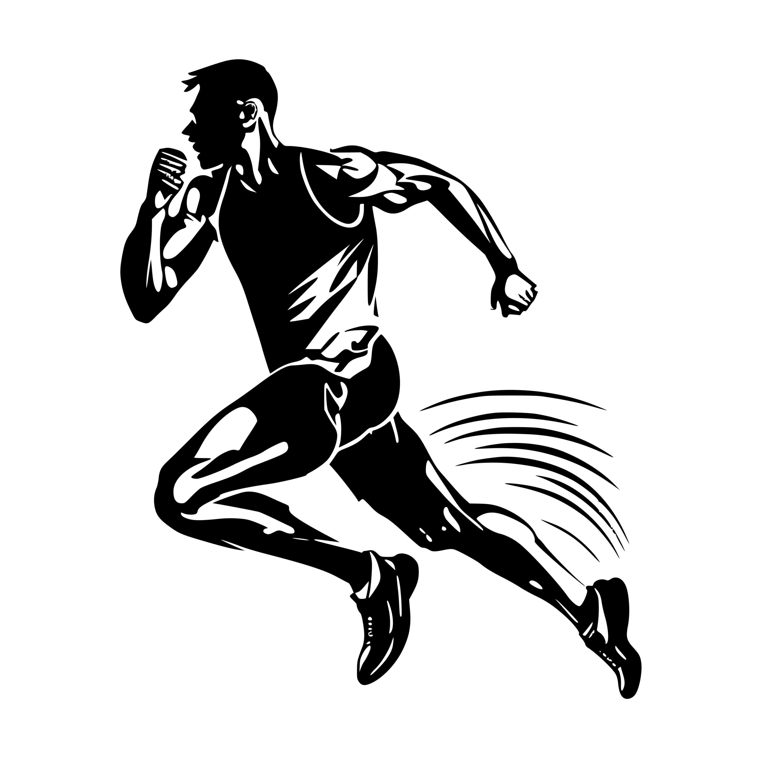 Track and Field Training: SVG File for Cricut, Silhouette, Laser Machines