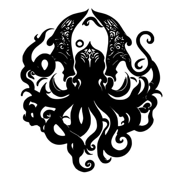 Kraken SVG Tentacles SVG Mythical Creature Wall Art Vinyl 
