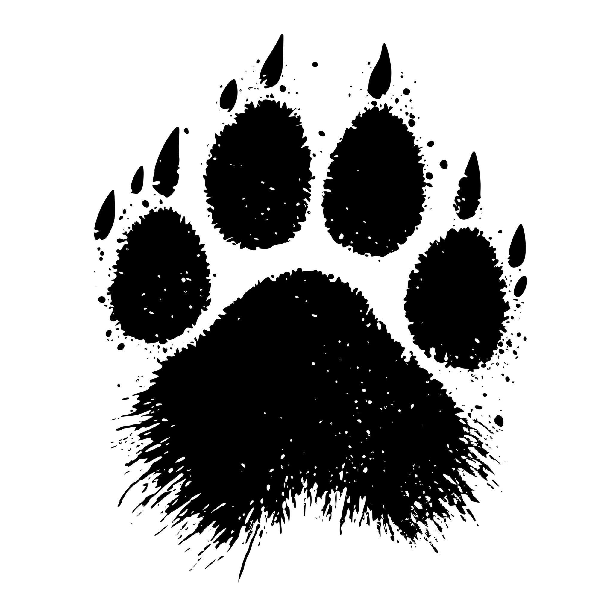 Woodland bear svg file for cricut silhouette and laser machines