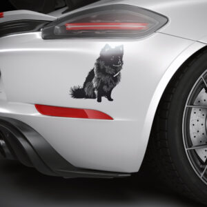 410_American_Eskimo_with_a_scarf_8939-transparent-car_sticker_1.jpg