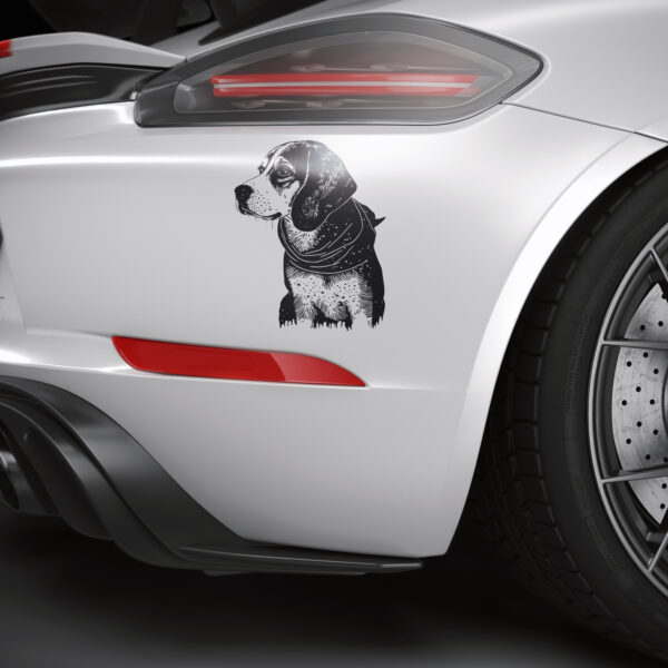 435_Beagle_with_a_bandana_7508-transparent-car_sticker_1.jpg