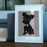 486_Cartoon_dog_with_bow_tie_1228-transparent-picture_frame_1.jpg