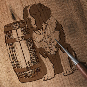 548_Saint_Bernard_with_a_barrel_3854-transparent-wood_etching_1.jpg