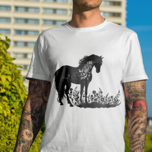 579_Horse_silhouette_with_flower_mane_and_tail_4330-transparent-tshirt_1.jpg