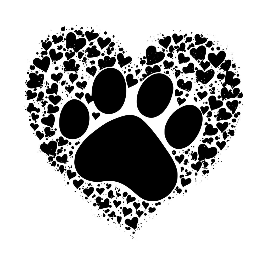 Heart Paw Print Svg File For Cricut Silhouette And La - vrogue.co