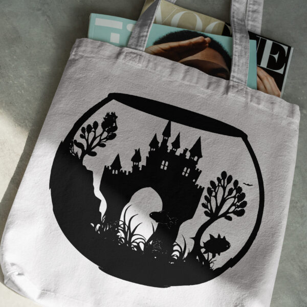 656_Fishbowl_with_a_castle_2906-transparent-tote_bag_1.jpg