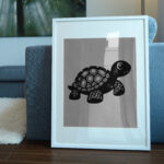 676_cartoon_turtle_with_a_shell_pattern_1052-transparent-picture_frame_1.jpg