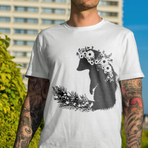 711_Skunk_with_a_flower_crown_1980-transparent-tshirt_1.jpg