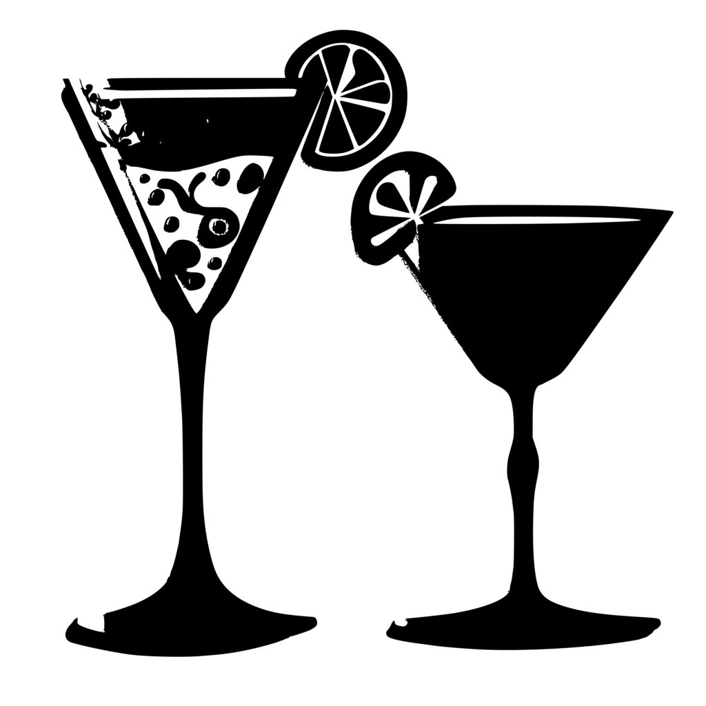 Martini Glass Svg, Cocktail Glass Clipart, Cut File for Cricut, Silhouette  Cut Files, Instant Download, Digital Download (Instant Download) 