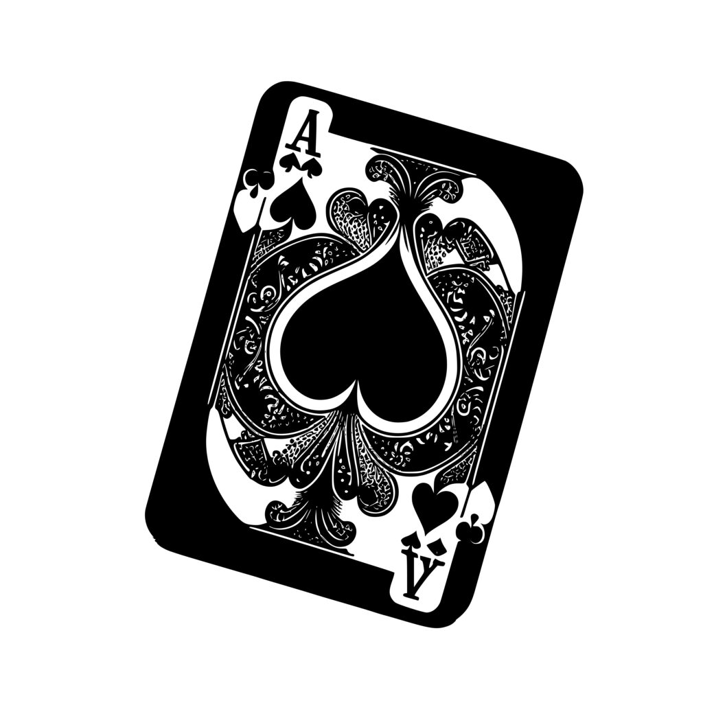 Instant Download SVG/PNG/DXF Ace of Spades Image for Cricut, Silhouette ...