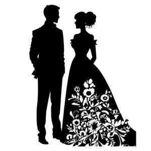 Man and Woman with Flower Dress
