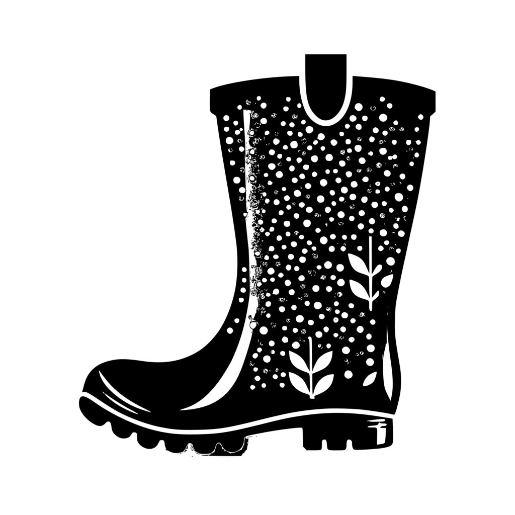 Rain Boots SVG File for Cricut, Silhouette, Laser Machines Instant Download