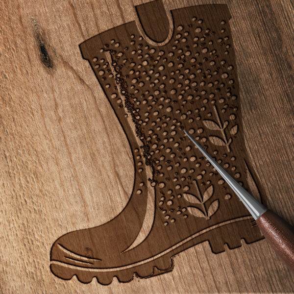 Cricut Stencil Vinyl Shoe Bench - Crafting in the Rain