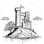 Irish Castle Drawing
