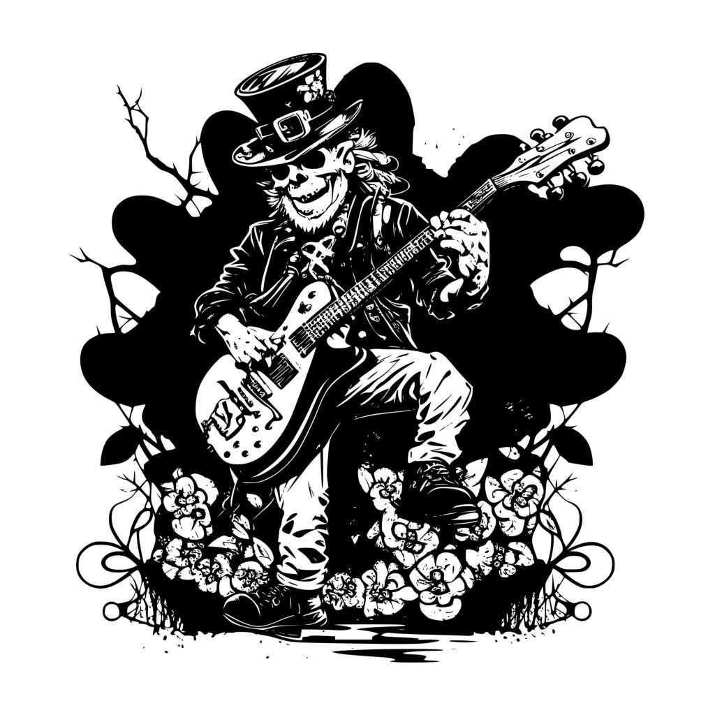 St. Patrick's Day Skeleton Leprechaun Rocker - SVG File for Cricut ...