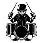 Leprechaun Playing Drums