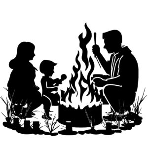 Family Camping Together