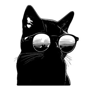 Cat Wearing Sunglasses