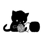 Cute Kitten with Yarn