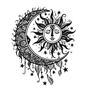 Boho Sun and Moon Dream