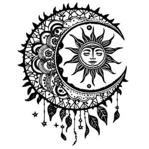 Boho Sun Moon